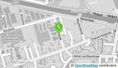 Bekijk kaart van Design Stoffen Outlet in Nieuwkuijk
