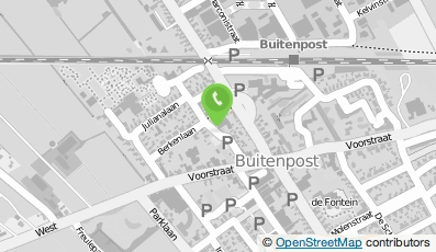 Bekijk kaart van Kindercentrum Bommelstein in Buitenpost
