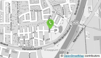 Bekijk kaart van Kindcentrum Binnenstebuiten (dependance) in Hooglanderveen