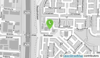 Bekijk kaart van Barendrecht WAC Aksent/ Humanitas Servicepunt/B/Rh/Gf in Barendrecht