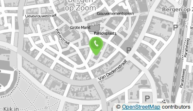 Bekijk kaart van Klussenbedrijf 't Klinkertje in Bergen op Zoom