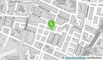 Bekijk kaart van Tabakshop Sint Joseph in Roosendaal