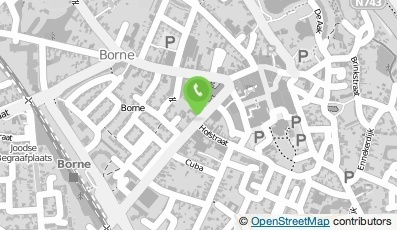 Bekijk kaart van Pizzeria Grillrestaurant Bella Borne in Borne