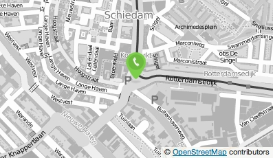 Bekijk kaart van Petit Grand Café de ' Koemarkt ' in Schiedam