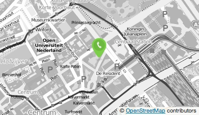 Bekijk kaart van Studio HW in Den Haag