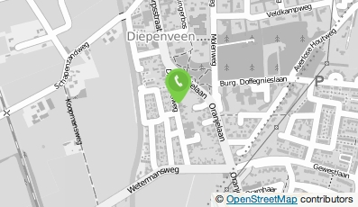 Bekijk kaart van V.O.F. Fysiotherapie De Spil in Diepenveen