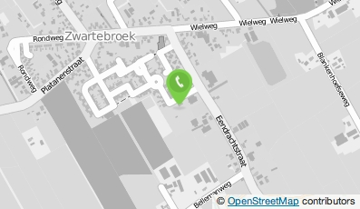 Bekijk kaart van Aannemersbedrijf van Veluw  in Zwartebroek