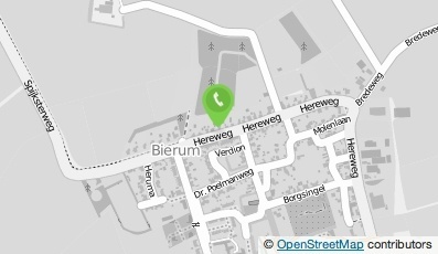 Bekijk kaart van De Weerdt Bouw- en Agrarische Dienstverlening in Bierum
