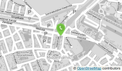 Bekijk kaart van Huibers Booking Agency in Middelharnis
