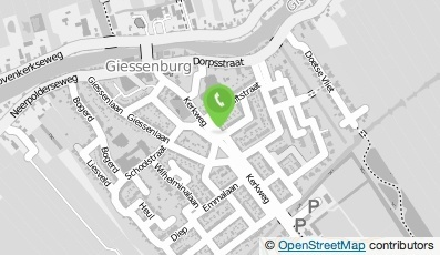 Bekijk kaart van Brenda`s Thuiskapservice in Giessenburg