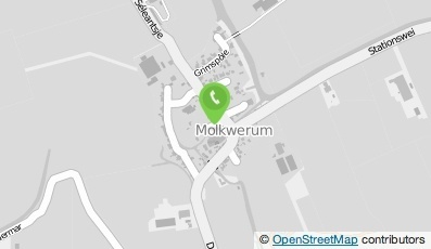Bekijk kaart van Molkwarder Houtzaagkloverij in Molkwerum