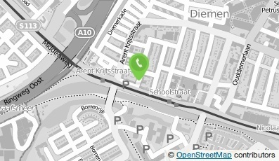 Bekijk kaart van Autoservice Diemen in Diemen