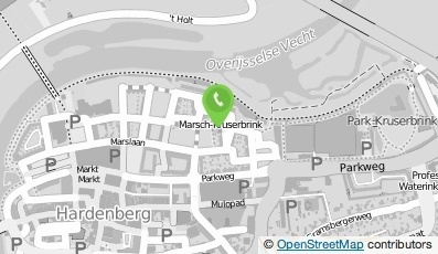 Bekijk kaart van Bed and Breakfast Hardenberg Centrum in Hardenberg