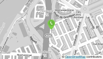 Bekijk kaart van Ivo services world in Dordrecht