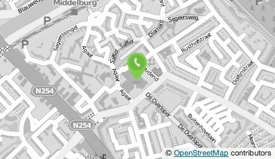 Bekijk kaart van Haarstudio Dauwendaele VOF in Middelburg