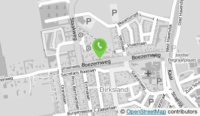 Bekijk kaart van B&B Groenewege in Dirksland