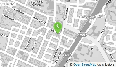Bekijk kaart van 't Winkeltje in Bergen op Zoom