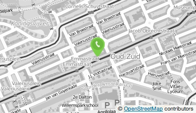 Bekijk kaart van Coöp. Flatexploitatiever. Bos en Lommerweg 283-285 UA in Amsterdam