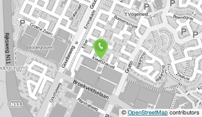 Bekijk kaart van Tandartspraktijk Oei  in Bodegraven