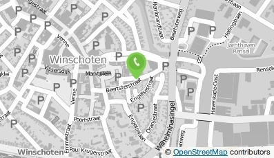 Bekijk kaart van Red Light Zone Winschoten in Winschoten