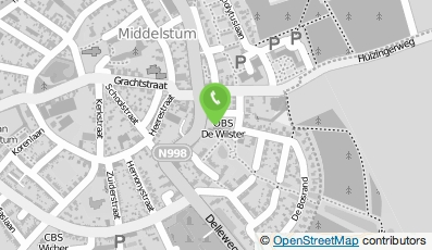 Bekijk kaart van Kids2b Middelstum/ Kids2b psz 'Het Hummelhoes' in Middelstum