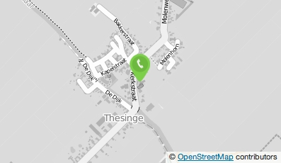 Bekijk kaart van Kids2b Thesinge in Thesinge