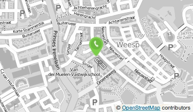 Bekijk kaart van J.R. van Vliet Makelaardij & Beheer in Weesp