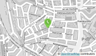 Bekijk kaart van Bloemist de Lange in Leiden