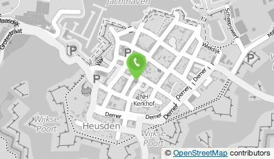 Bekijk kaart van Stadhuis Heusden in Heusden (gemeente Heusden Noord-Brabant)