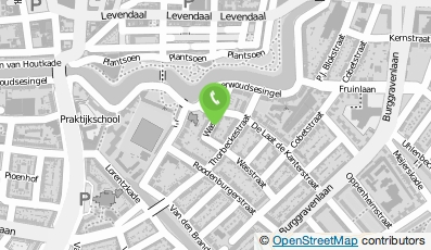 Bekijk kaart van Wasstraat Interne Geneeskunde in Leiden