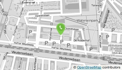 Bekijk kaart van de Vergulde schaar kledingrepatatie in Utrecht