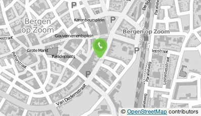 Bekijk kaart van Bergen op Zoomse Goudbank in Bergen op Zoom