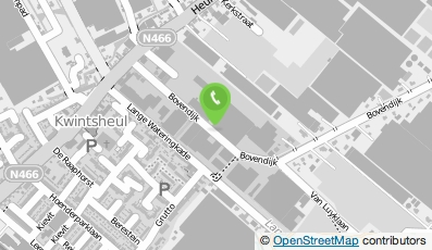 Bekijk kaart van Peet's V2 service in Kwintsheul