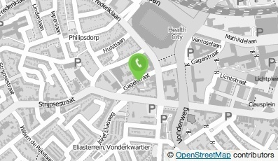 Bekijk kaart van B&B HOF in Eindhoven