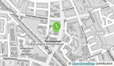 Bekijk kaart van Carwash Green & Clean B.V. in Nijmegen