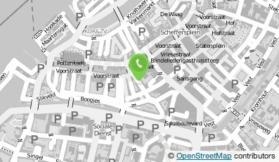 Bekijk kaart van Logies Het Stadshart in Dordrecht