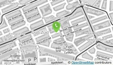 Bekijk kaart van Jaap van der Zwan  in Amsterdam