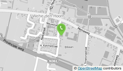 Bekijk kaart van Peuterspeelzaal 't Groentje in Wehe-Den Hoorn
