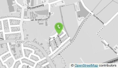 Bekijk kaart van Green - Drive in Oostrum (Limburg)