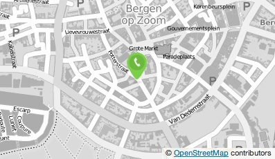 Bekijk kaart van Coöperatieve vereniging 'Flex Administratie' UA in Bergen op Zoom