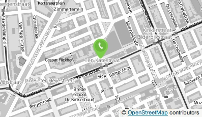 Bekijk kaart van Rustem Ten Kate in Amsterdam