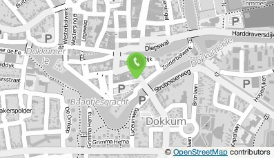 Bekijk kaart van Cafetaria 'De Woudpoort' in Dokkum