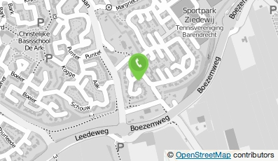 Bekijk kaart van Ten Oever Financial Services  in Barendrecht
