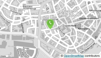 Bekijk kaart van Boomers Doggy Walk in Bergen op Zoom