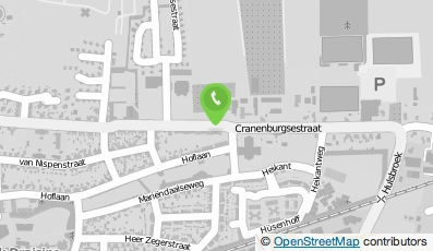 Bekijk kaart van Kindercentrum Domino locatie Cranenburgsestraat in Groesbeek
