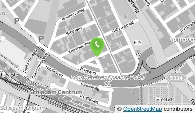 Bekijk kaart van ASB Garage V.O.F. in Schiedam