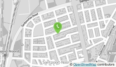Bekijk kaart van Bouw- en Adviesbedrijf Oostra  in Santpoort-Noord