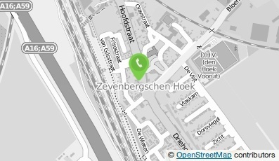 Bekijk kaart van Nuyens Bakkerij V.O.F. in Zevenbergschen Hoek Moerdijk