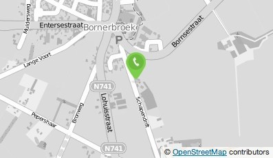 Bekijk kaart van Braamhaar Groenprojecten in BornerBroek