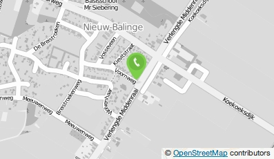 Bekijk kaart van Bi'j Oons koffie en theehuis in Nieuw-Balinge